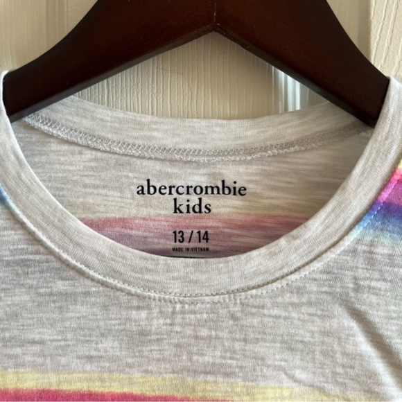 [BUNDLE OF 4] Abercrombie Kids Crewneck, Long-Sleeve Shirt & T-Shirts - Sz 13/14 - Picture 6 of 14